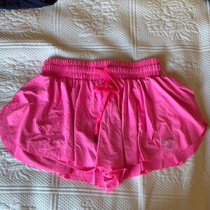Hot Pink Flowy Women’s Athletic Shorts